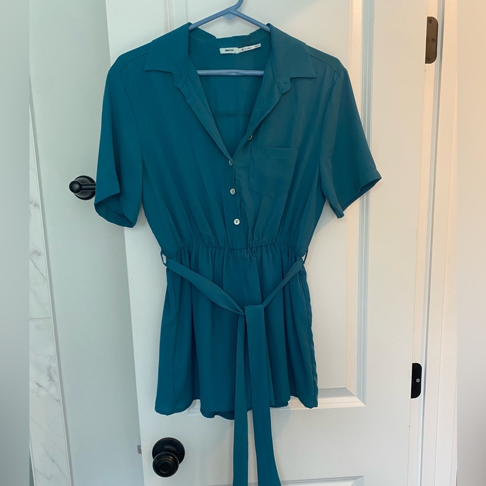 Urban Outfitters Romper Teal Size XS